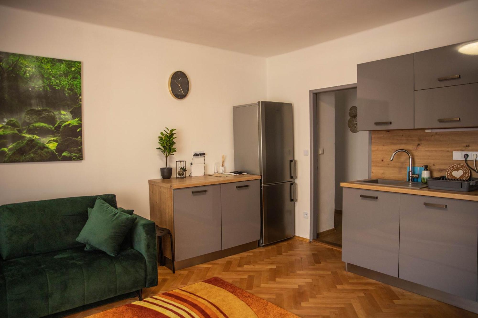 Prostorny Byt V Centru U Reky, 2 Loznice, Balkon Hradec Králové 외부 사진